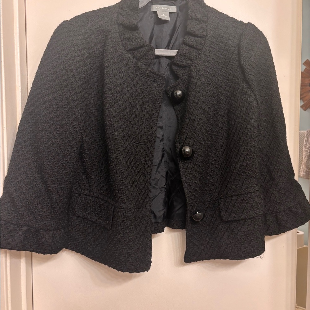 Ann Taylor Elegant Black Jacket
